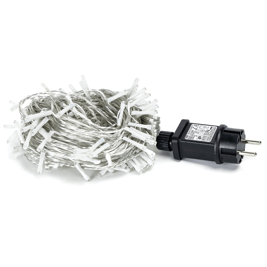 Aigostar - LED Božićne spoljašnje lampice 150xLED/8 funkcije 18m IP44 hladna bela