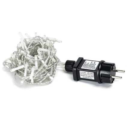 Aigostar - LED Božićne spoljašnje lampice 50xLED/8 funkcije 8m IP44 topla bela