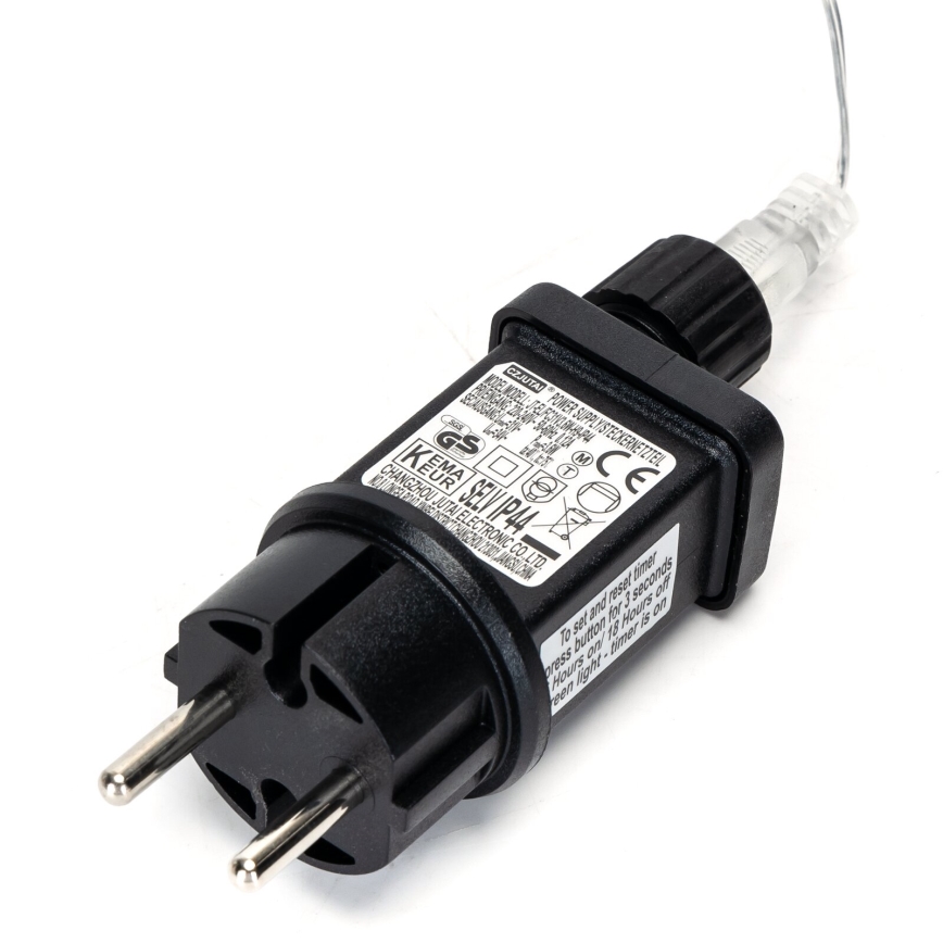 Aigostar - LED Božićne spoljašnje lampice 50xLED/8 funkcije 8m IP44 topla bela