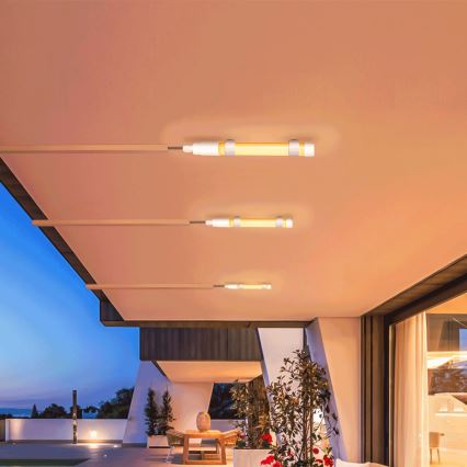 Aigostar - LED Prigušiva cev sa solarnim panelom LED/3,2V 3000K/4000K/6500K IP65 + Daljinski upravljač