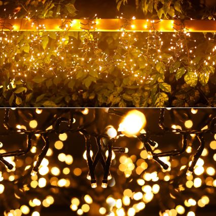 Aigostar - LED dekorativna girlanda za spoljnu upotrebu 250xLED/10m IP44 topla bela