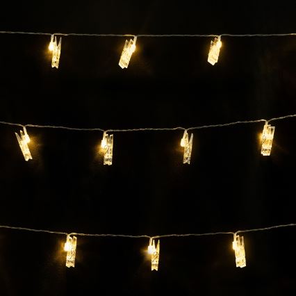 Aigostar - LED dekorativni niz 40xLED/5W/USB 9 m topla bela