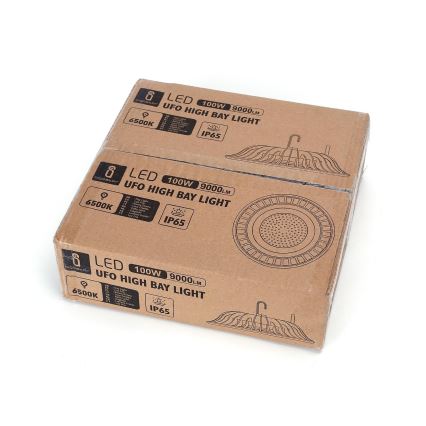 Aigostar - LED Industrijska lampa UFO HIGHBAY LED/100W/230V 6500K IP65