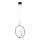Aigostar - LED luster na sajli LED/15W/230V 6500K crno/zlatna