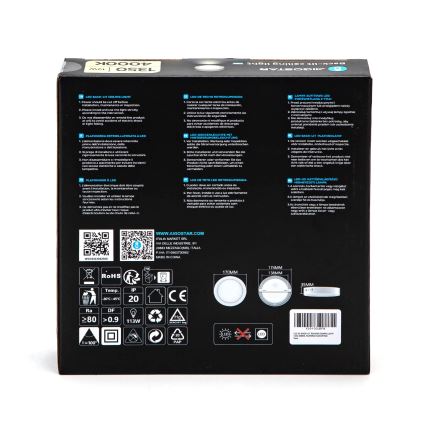 Aigostar - LED Nadgradna plafonjera LED/12W/230V pr. 17,4 cm 4000K bela