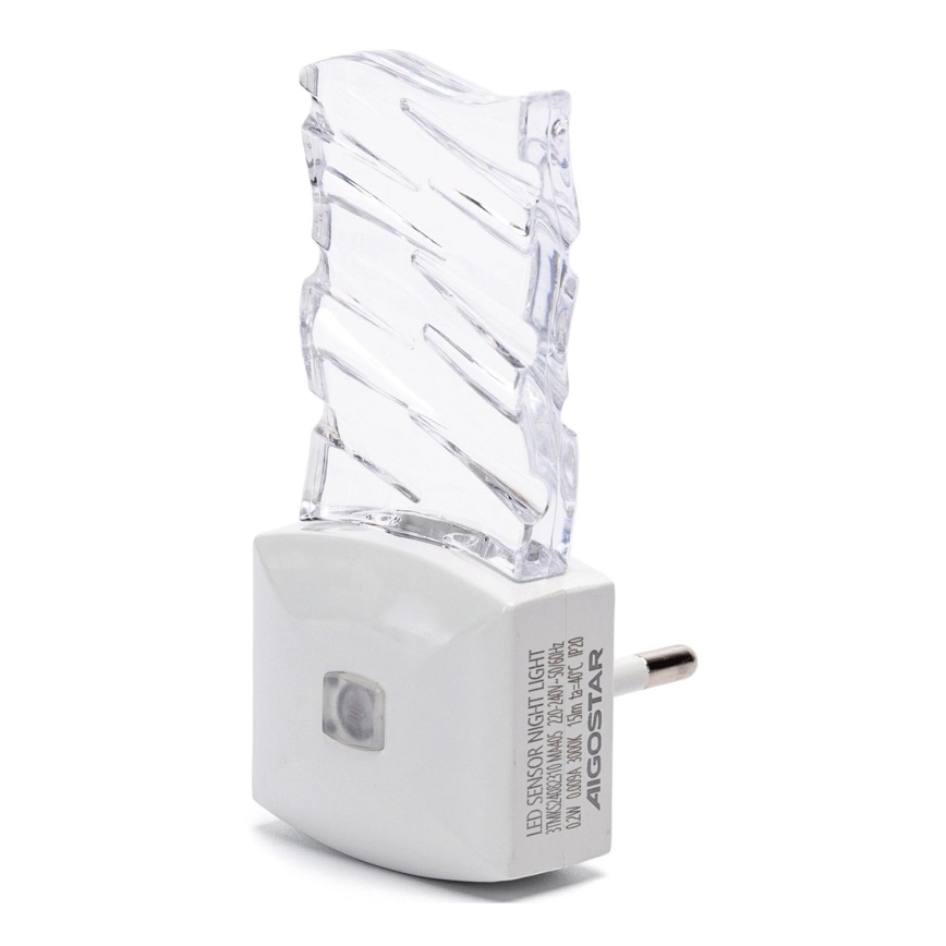Aigostar - LED Noćno svetlo sa senzorom sumraka LED/0,2W/230V 3000K