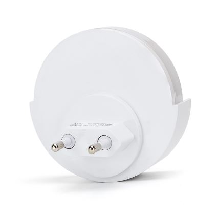 Aigostar - LED noćno svetlo sa senzorom sumraka LED/1W/230V 6500K okruglo