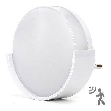 Aigostar - LED Noćno svetlo sa senzorom za dan/noć LED/1W/230V 6500K okrugli