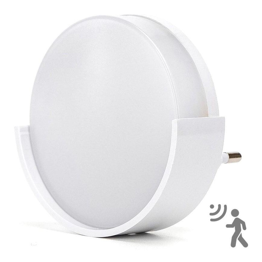 Aigostar - LED Noćno svetlo sa senzorom za dan/noć LED/1W/230V 6500K okrugli