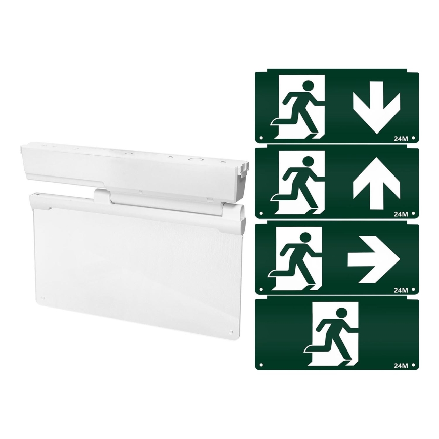 Aigostar - LED Panik lampa EMERGENCY LED/3,6W/230V 6500K 500 mAh
