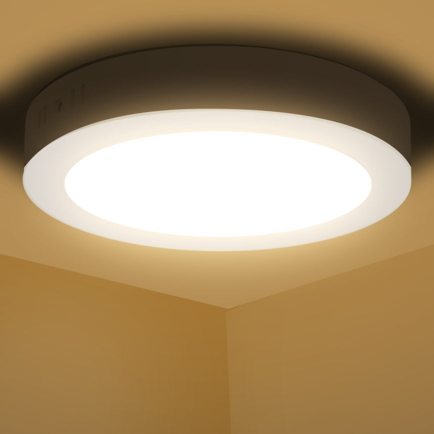Aigostar - LED Plafonjera LED/12W/230V pr. 17,4 cm 3000K bela