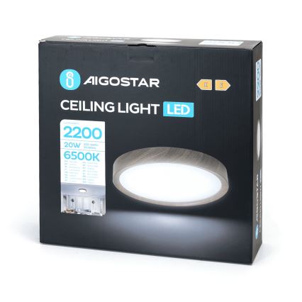 Aigostar - LED Plafonjera LED/20W/230V 6500K pr. 33,7 cm