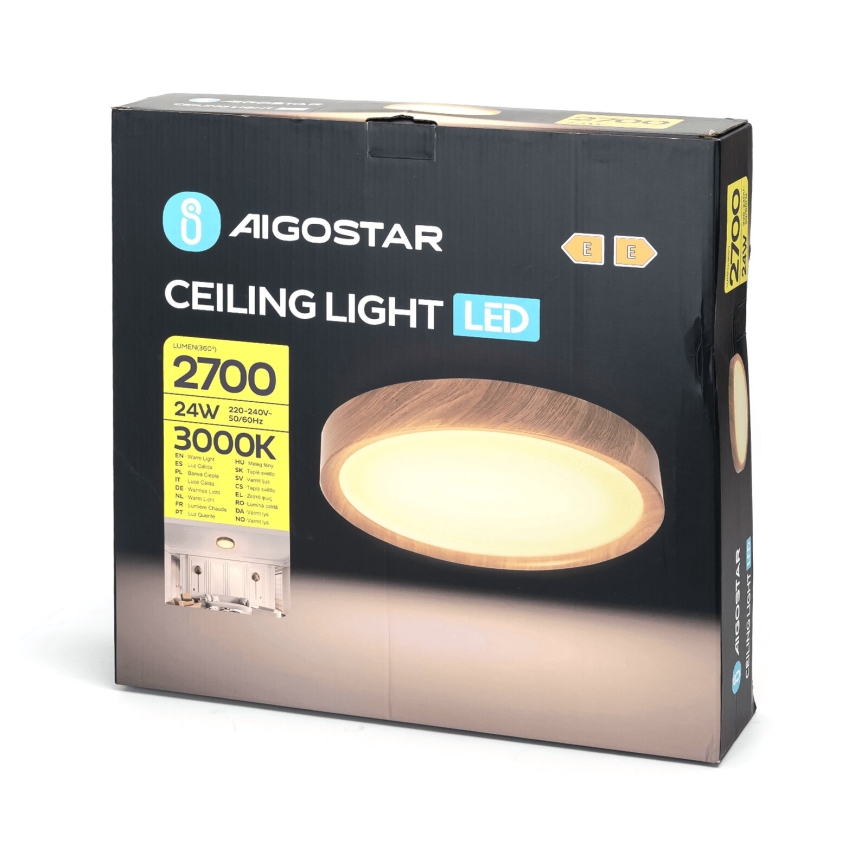 Aigostar - LED Plafonjera LED/24W/230V 3000K pr. 38,3 cm