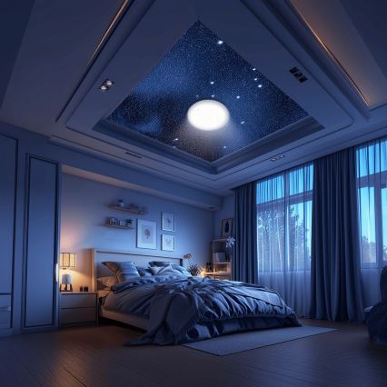 Aigostar - LED Plafonjera za kupatilo MESH LED/18W/230V 3000-65000K IP44 + Daljinski upravljač