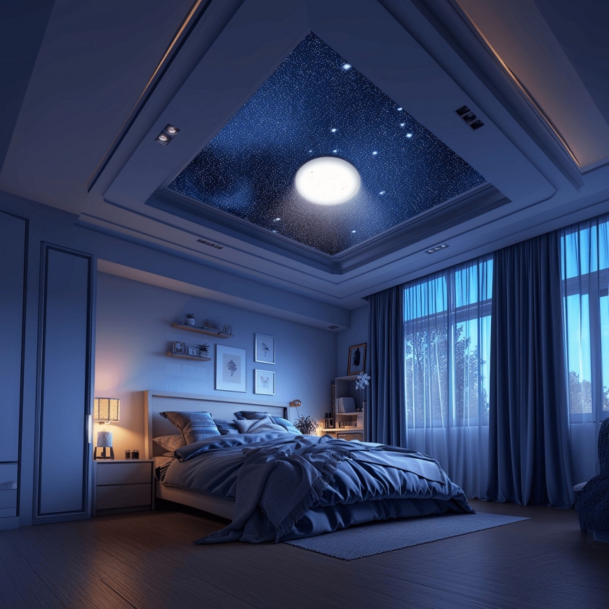 Aigostar - LED Plafonjera za kupatilo MESH LED/18W/230V 3000-65000K IP44 + Daljinski upravljač