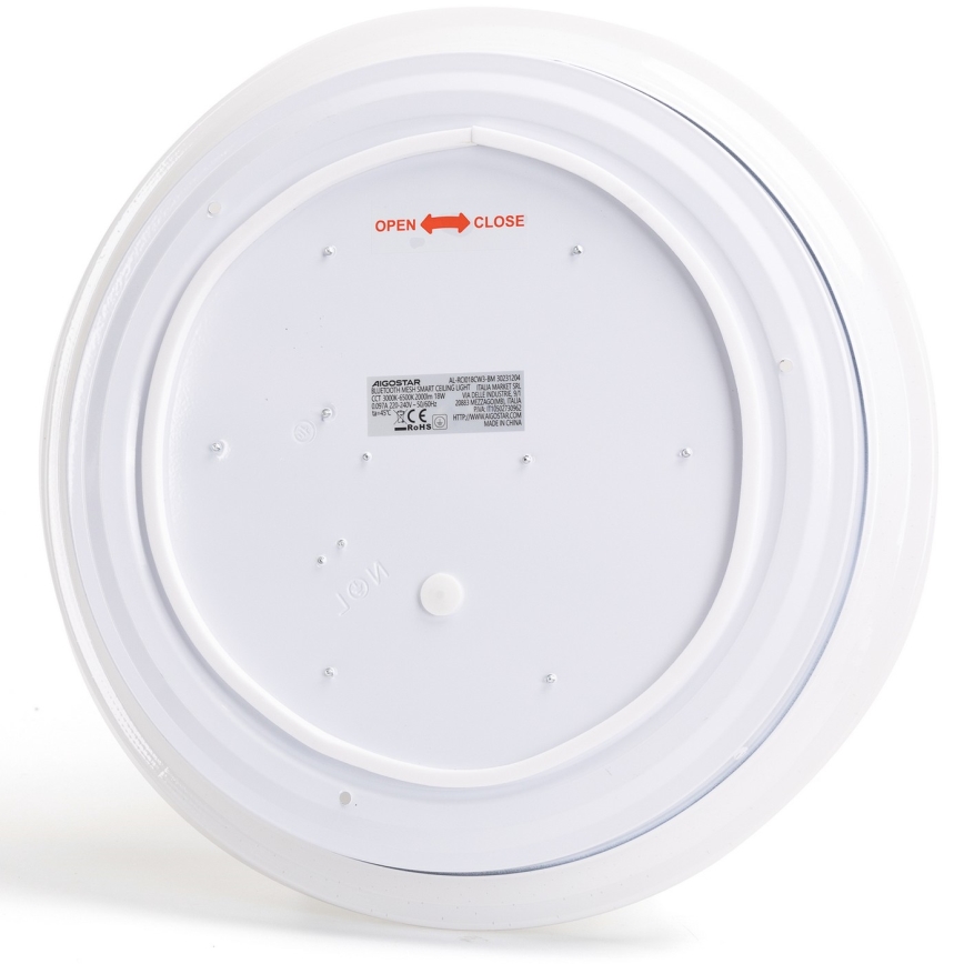 Aigostar - LED Plafonjera za kupatilo MESH LED/18W/230V 3000-65000K IP44 + Daljinski upravljač