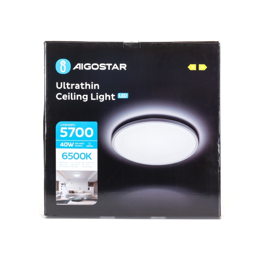 Aigostar - LED plafonjera za kupatilo LED/40W/230V 6500K pr. 54 cm IP44
