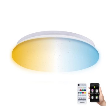 Aigostar - LED Plafonjera za kupatilo MESH LED/12W/230V 3000-6500K IP44 + Daljinski upravljač