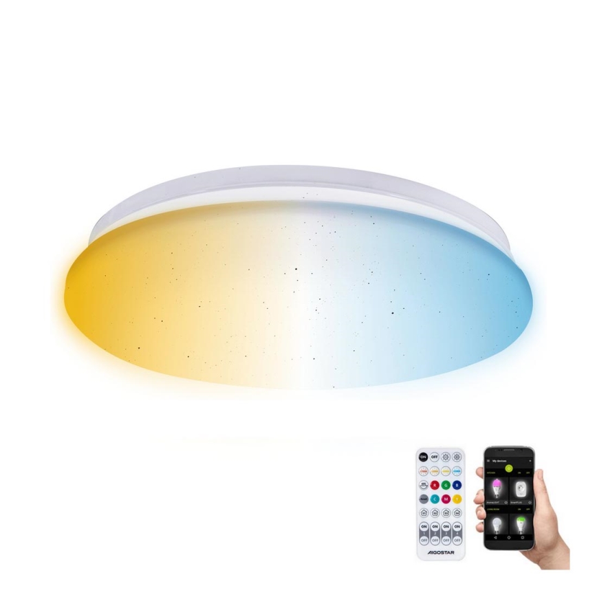 Aigostar - LED Plafonjera za kupatilo MESH LED/12W/230V 3000-6500K IP44 + Daljinski upravljač