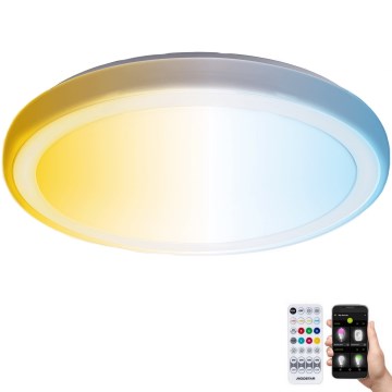 Aigostar - LED Plafonjera za kupatilo MESH LED/24W/230V 3000-6500K IP44 + Daljinski upravljač