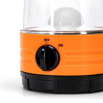 Aigostar - LED Prenosni kampovanje lampa LED/4xAA narandžasta