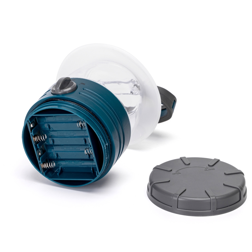 Aigostar - LED Prenosni kampovanje lampa LED/4xAA plava