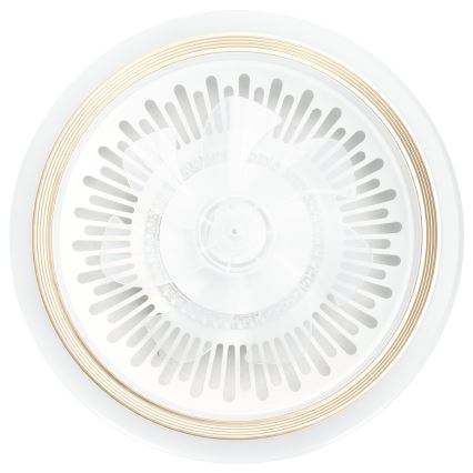 Aigostar - LED Prigušiva plafonska ventilator LED/40W/230V 2700/4000/6500K pr. 50 cm + Daljinski upravljač bela