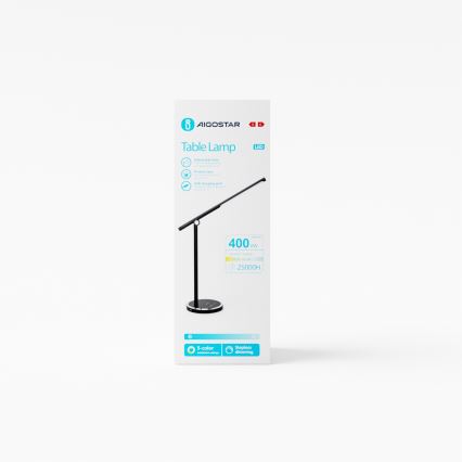 Aigostar - LED prigušiva dodirna stona lampa LED/8W/230V 3000-6000K crna