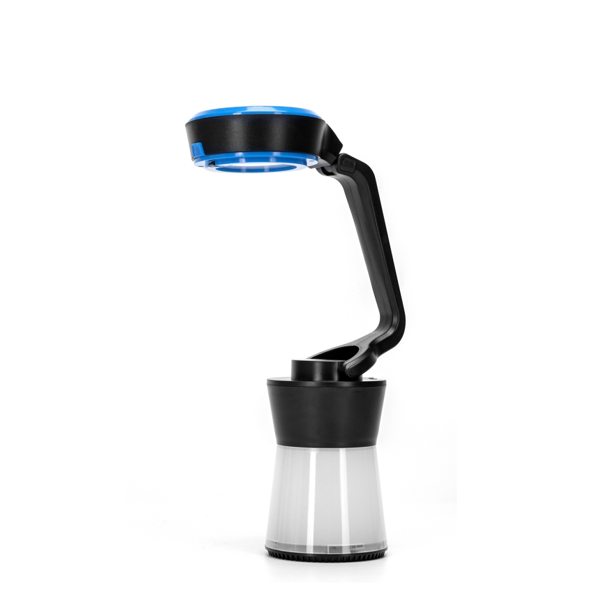 Aigostar - LED Prigušiva kampovanje lampa 3u1 LED/3xAA crno/plava