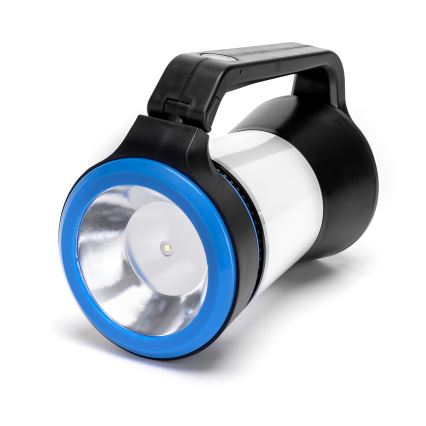 Aigostar - LED Prigušiva kampovanje lampa 3u1 LED/3xAA crno/plava