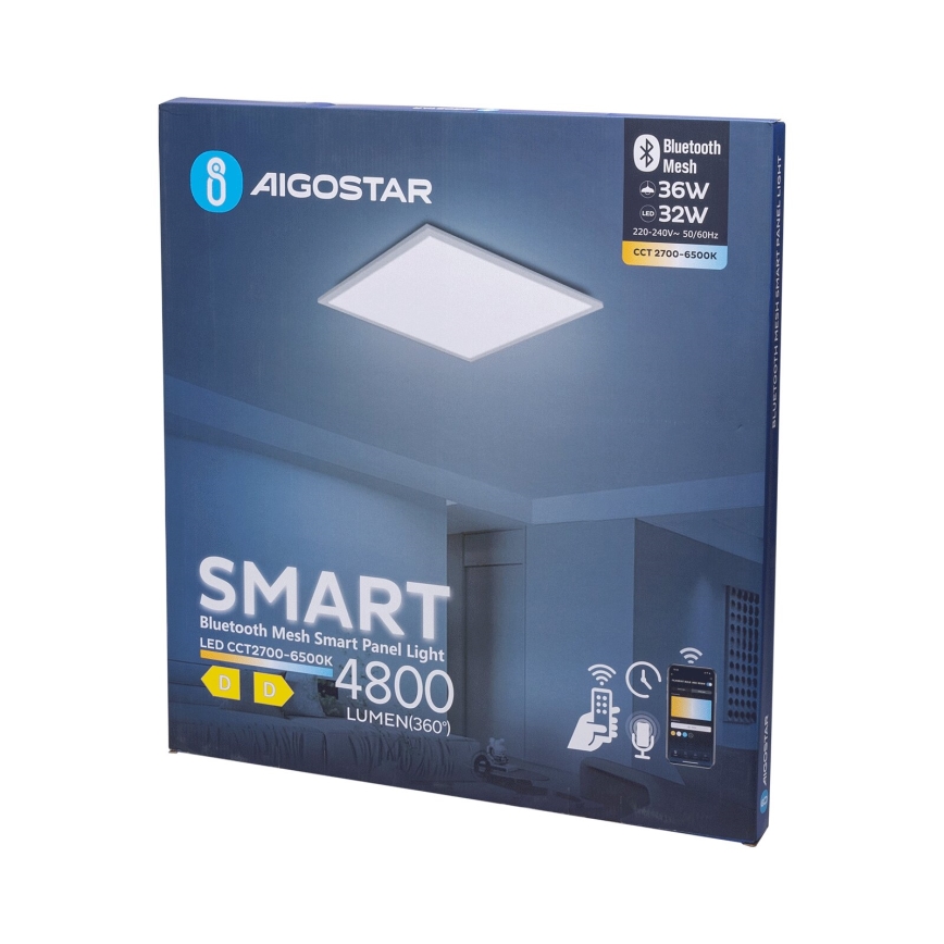 Aigostar - MESH LED prigušiva panel za spušteni plafon LED/36W/230V 2700-6500K 60x60 cm