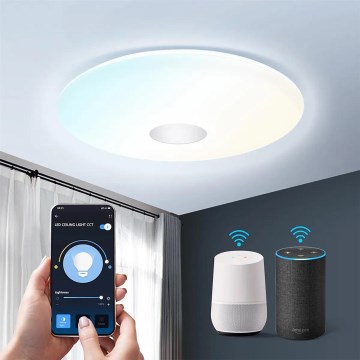 Aigostar - LED Prigušiva plafonjera LED/18W/230V pr. 34 cm Wi-Fi