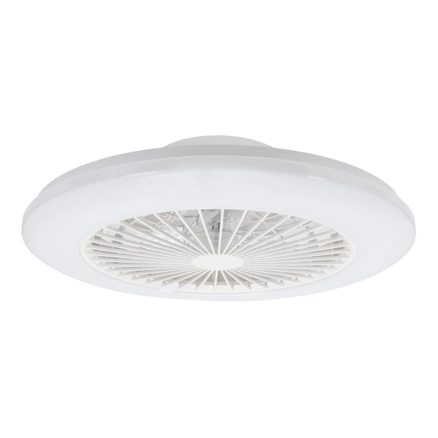Aigostar - LED Prigušiva plafonjera sa ventilatorom MESH LED/40W/230V 2700-6500K bela + Daljinski upravljač