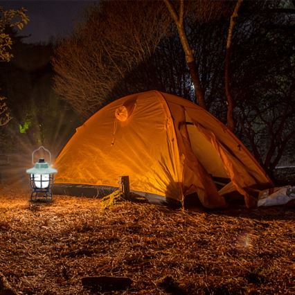 Aigostar - LED Prigušiva prenosna punjiva kampovanje lampa LED/3W/3,7V 1200mAh