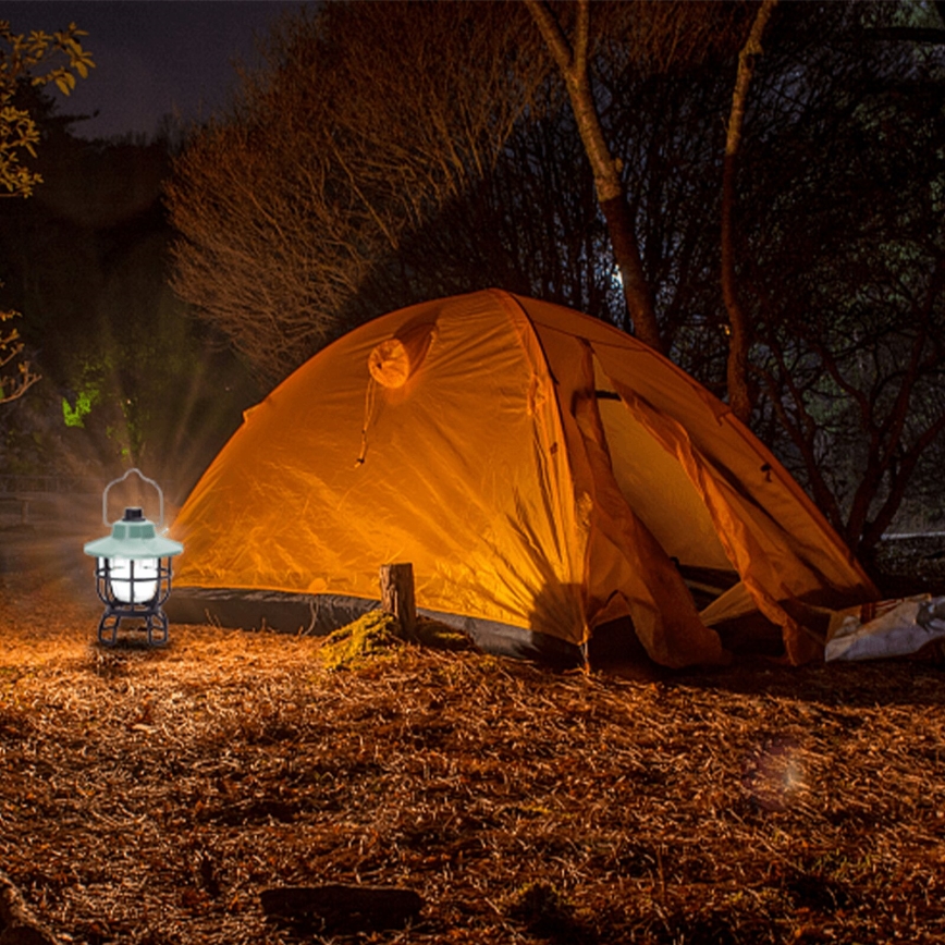 Aigostar - LED Prigušiva prenosna punjiva kampovanje lampa LED/3W/3,7V 1200mAh