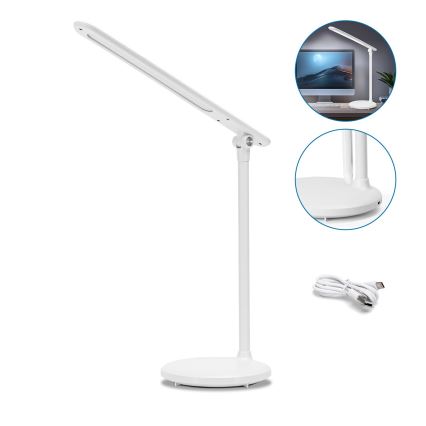 Aigostar - LED Prigušiva punjiva dodirna stona lampa LED/3W/5V 2700/4000/6500K 1800 mAh