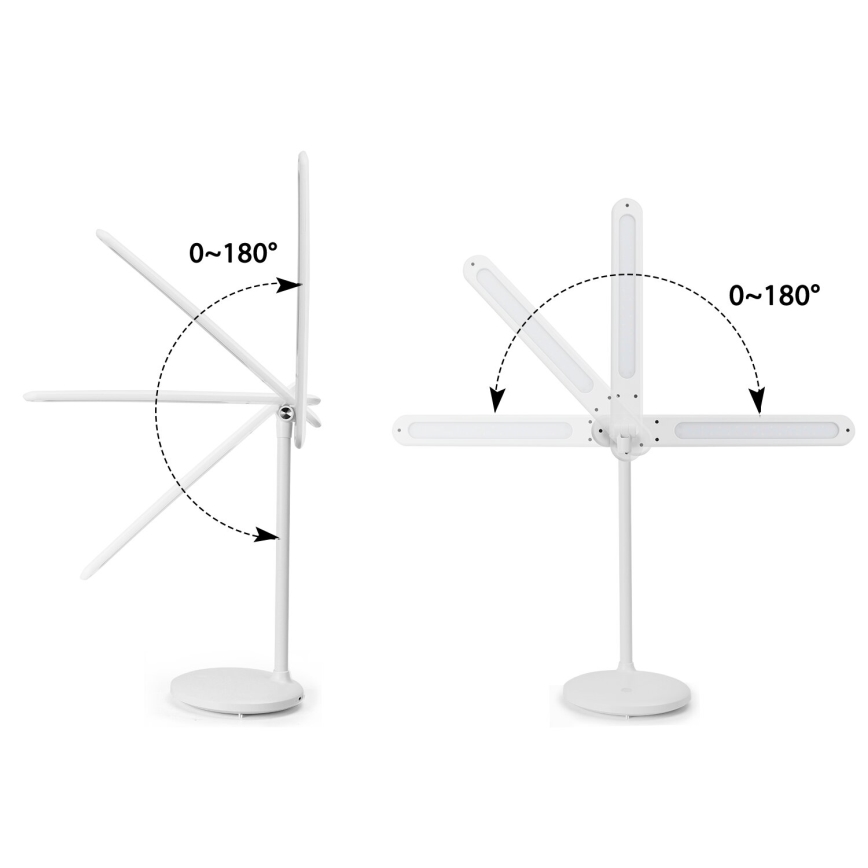 Aigostar - LED Prigušiva punjiva dodirna stona lampa LED/3W/5V 1200mAh 3000/4000/6500K