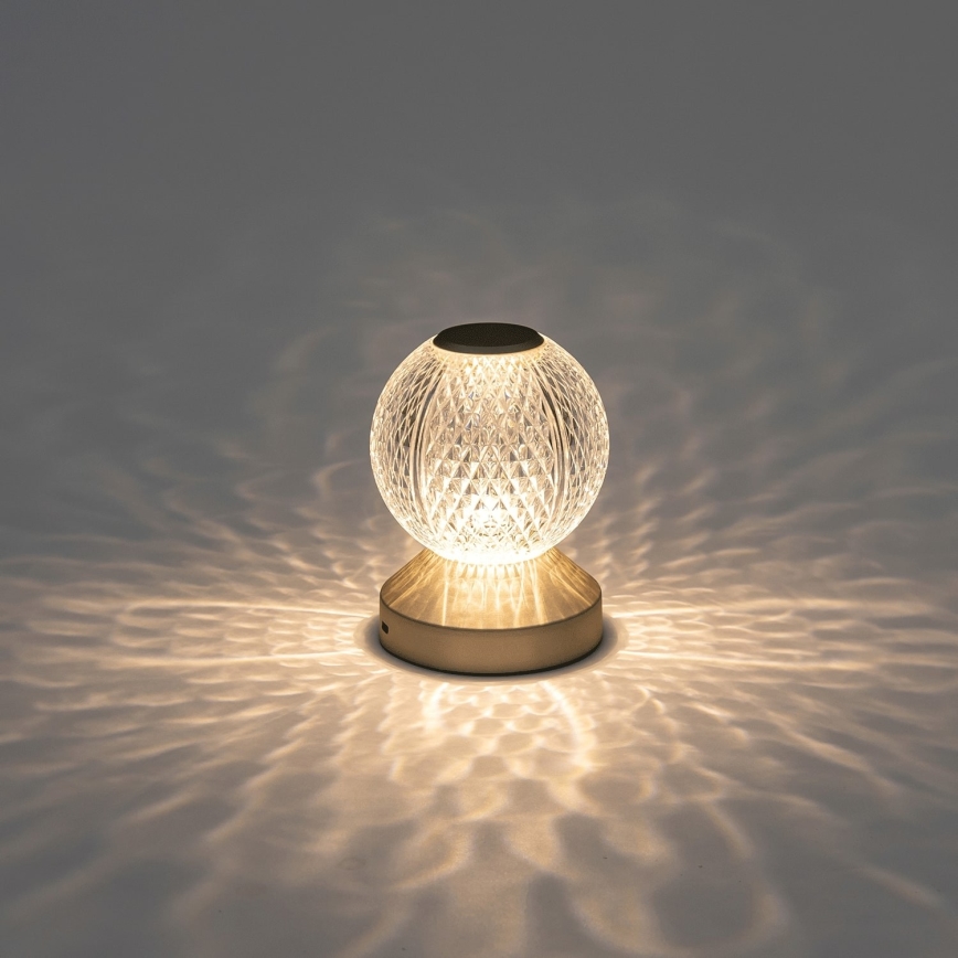 Aigostar - LED Prigušiva punjiva stona lampa LED/1W/5V 2700/4000/6500K 1800mAh 13,5 cm