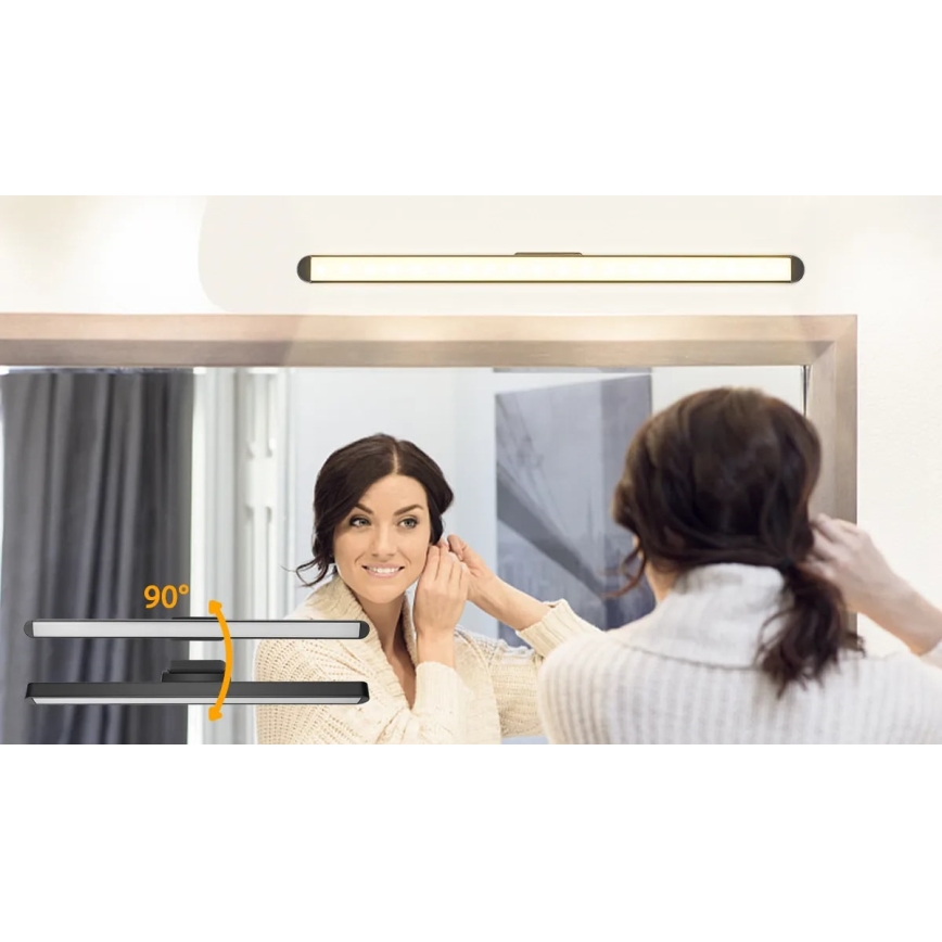 Aigostar - LED Prigušiva punjiva rasveta za ogledalo LED/2,9W/5V