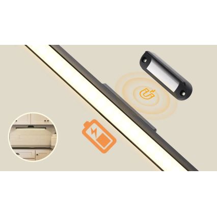 Aigostar - LED Prigušiva punjiva rasveta za ogledalo LED/2,9W/5V