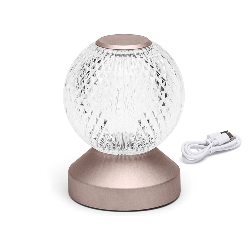 Aigostar - LED Prigušiva punjiva stona lampa LED/1W/5V 2700/4000/6500K 1800mAh 13,5 cm