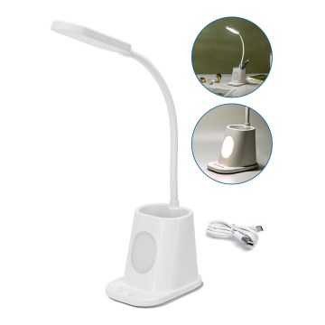 Aigostar - LED Prigušiva punjiva stona lampa LED/2,8W/5V 1800mAh 3000/5000K bela
