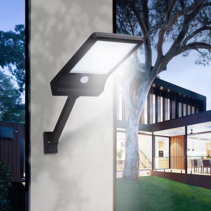 Aigostar - LED Prigušiva solarna lampa sa senzorom LED/2,3W/5,5V IP65 + Daljinski upravljač
