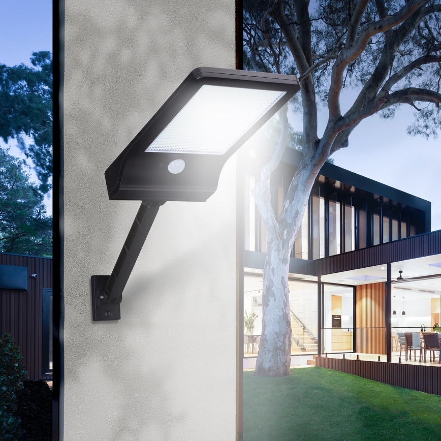 Aigostar - LED Prigušiva solarna lampa sa senzorom LED/2,3W/5,5V IP65 + Daljinski upravljač