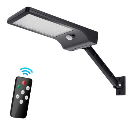 Aigostar - LED Prigušiva solarna lampa sa senzorom LED/2,3W/5,5V IP65 + Daljinski upravljač