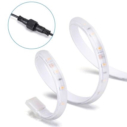 Aigostar - LED Prigušiva solarna traka LED/1,6W/3,2V 3 m 2700K IP65 + Daljinski upravljač