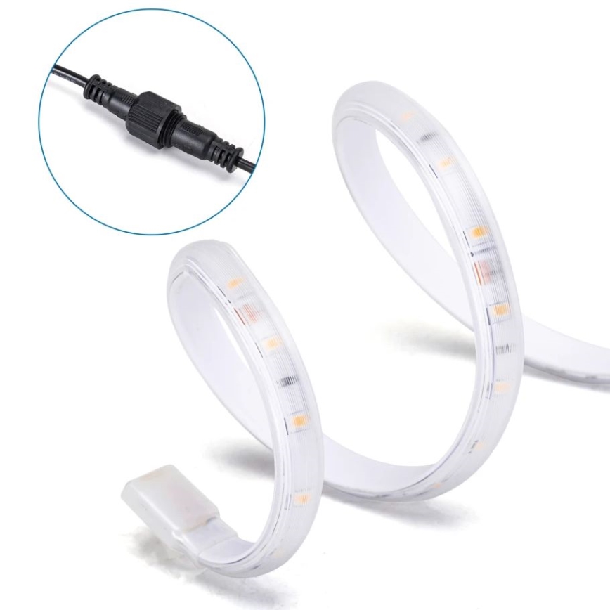 Aigostar - LED Prigušiva solarna traka LED/1,6W/3,2V 3 m 2700K IP65 + Daljinski upravljač