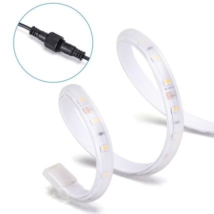 Aigostar - LED Prigušiva solarna traka LED/1,6W/3,2V 3 m 6500K IP65 + Daljinski upravljač