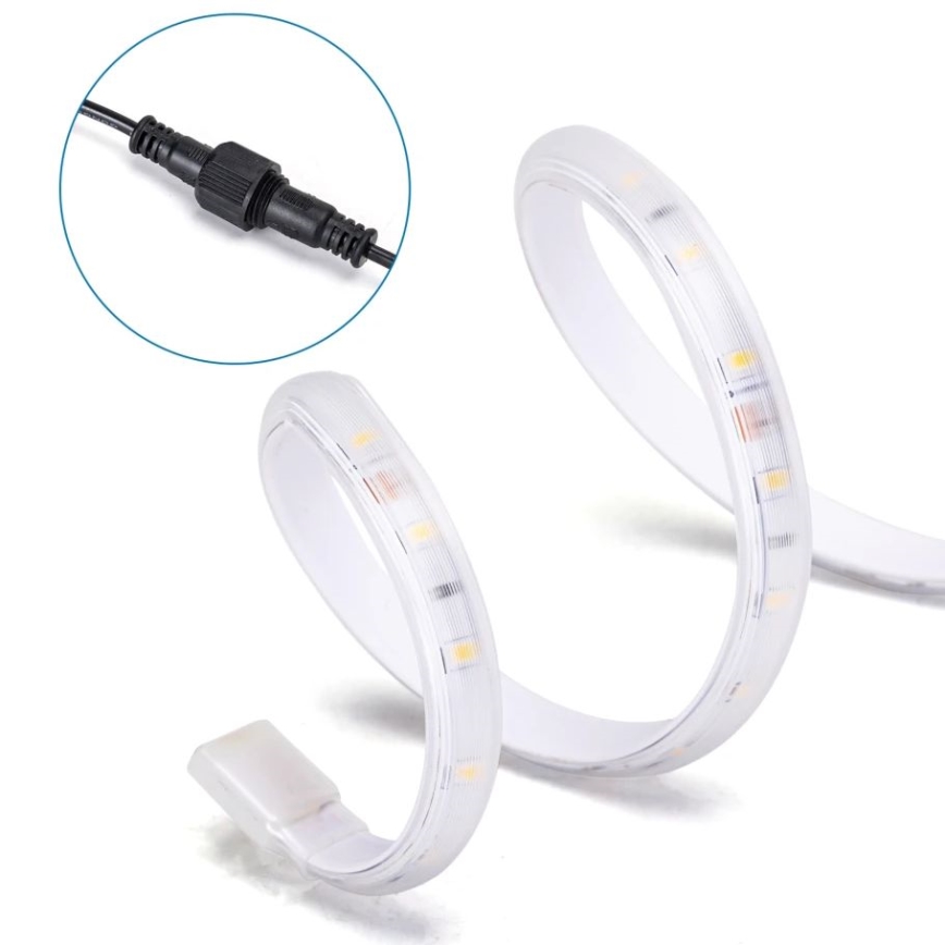 Aigostar - LED Prigušiva solarna traka LED/1,6W/3,2V 3 m 6500K IP65 + Daljinski upravljač