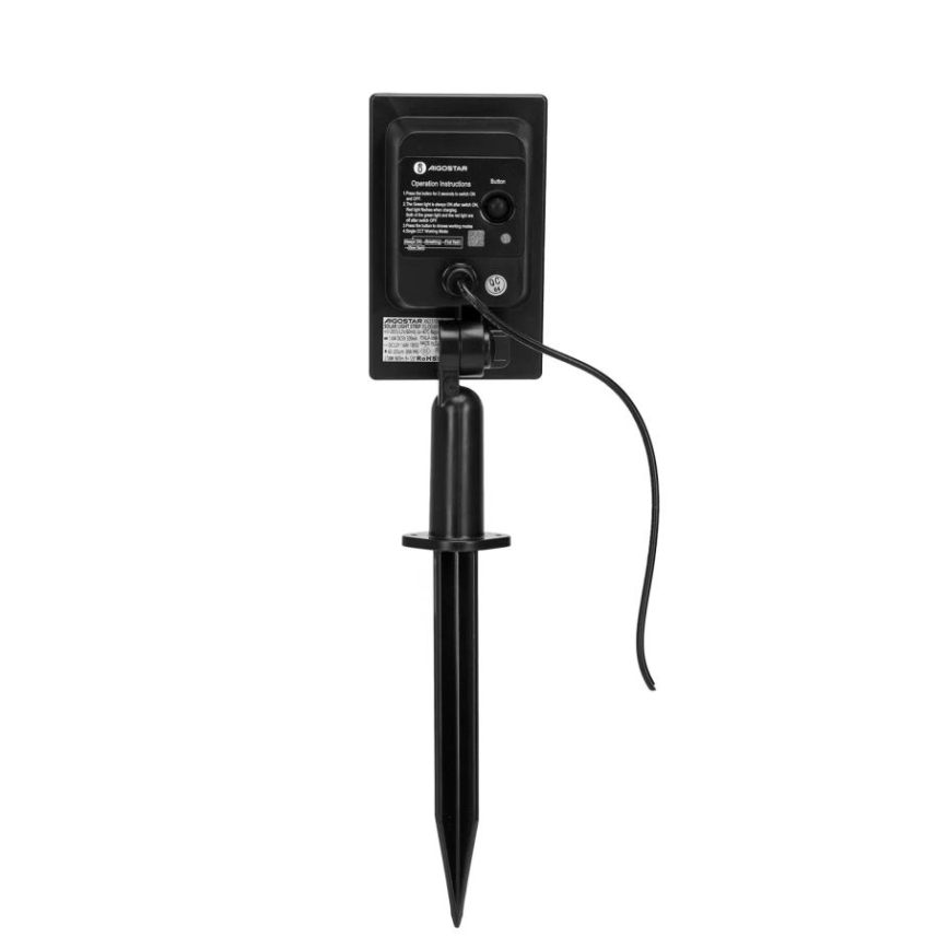 Aigostar - LED Prigušiva solarna traka LED/1,6W/3,2V 3 m 6500K IP65 + Daljinski upravljač